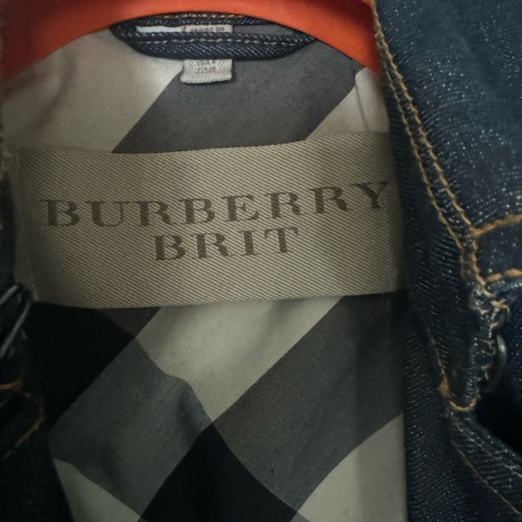 Authentic Burberry Denim Jean Long Trench - Picture 3 of 11